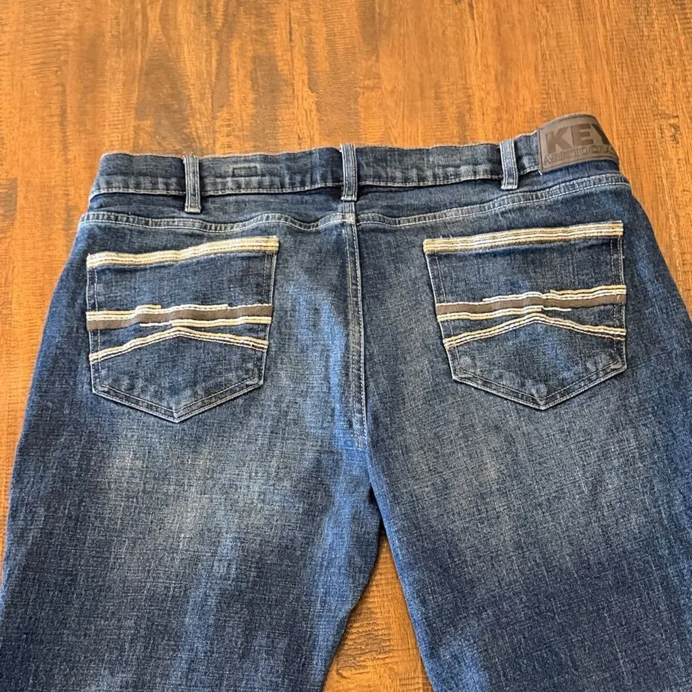 KEY Aristocrat  McKey Straight-Leg Boot-Cut Jeans